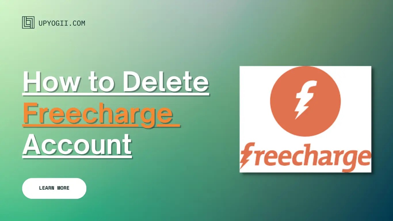 How to Delete Freecharge Account